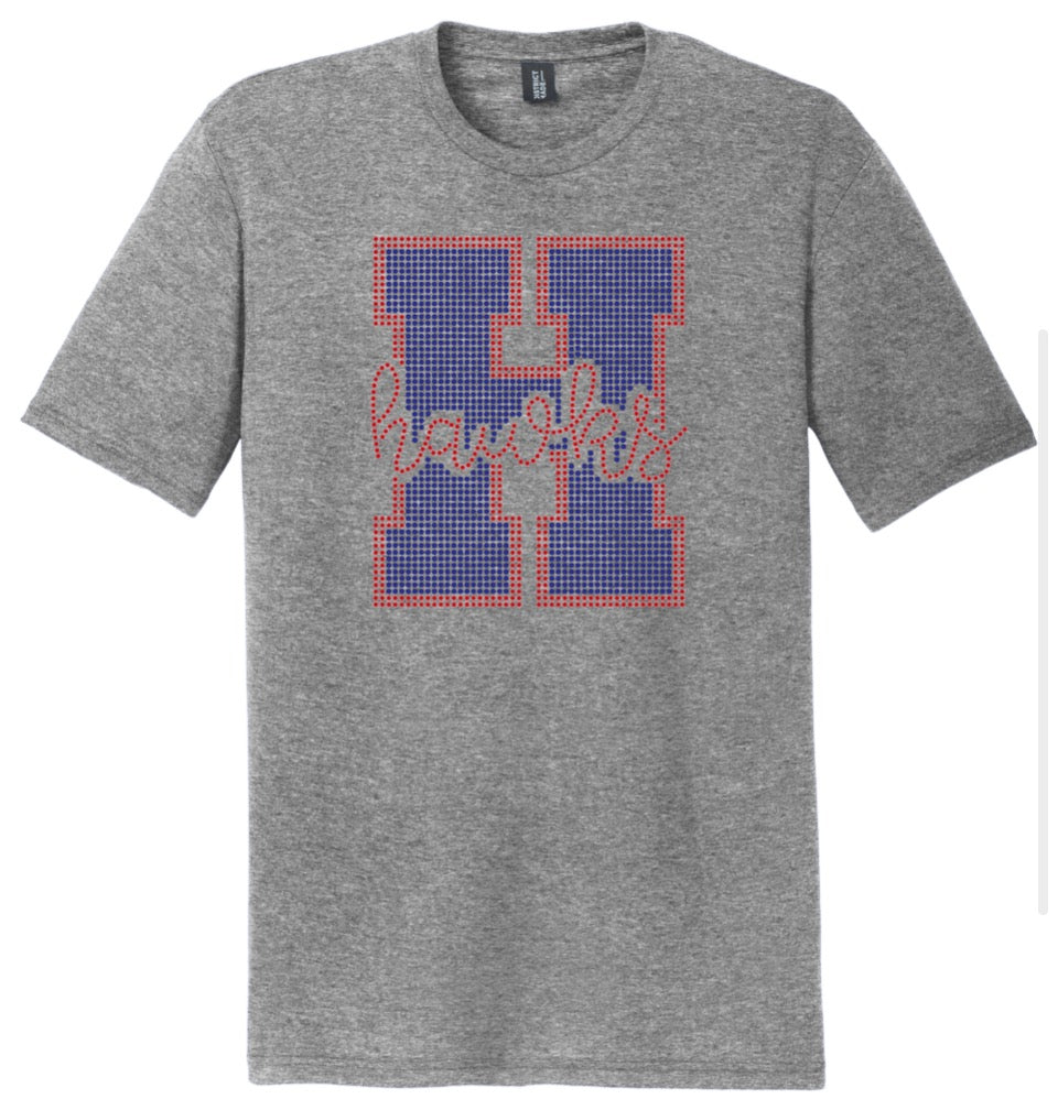 H Hawks Rhinestone