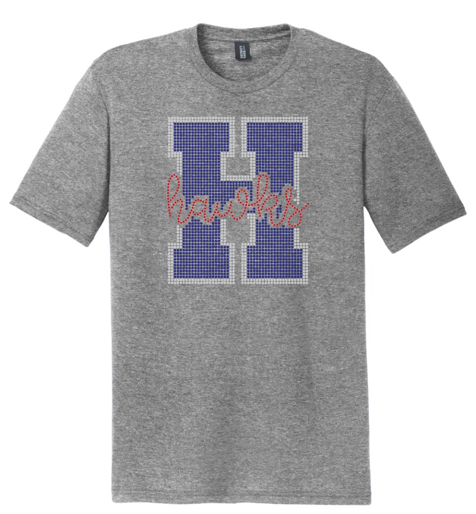 H Hawks Rhinestone