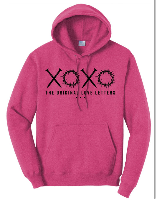 XOXO Pink Hoodie