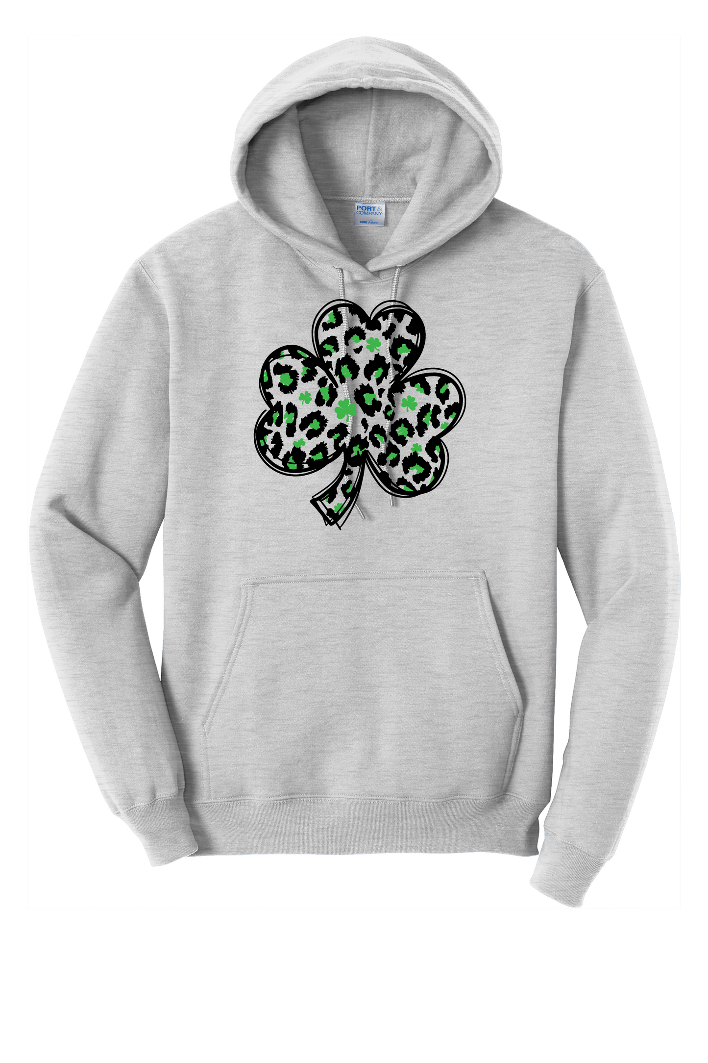 Leopard Shamrock Hoodie